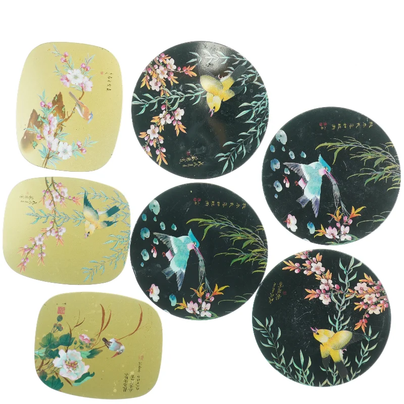 Dekorative asiatiske bordskånere (str. Ø 20 cm)