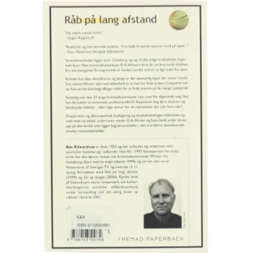 Råb på lang afstend af Åke Edwardson