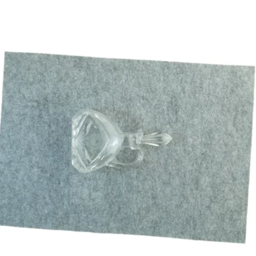 Krystal karaffel med prop (str. 23 x 14 x 8 cm)