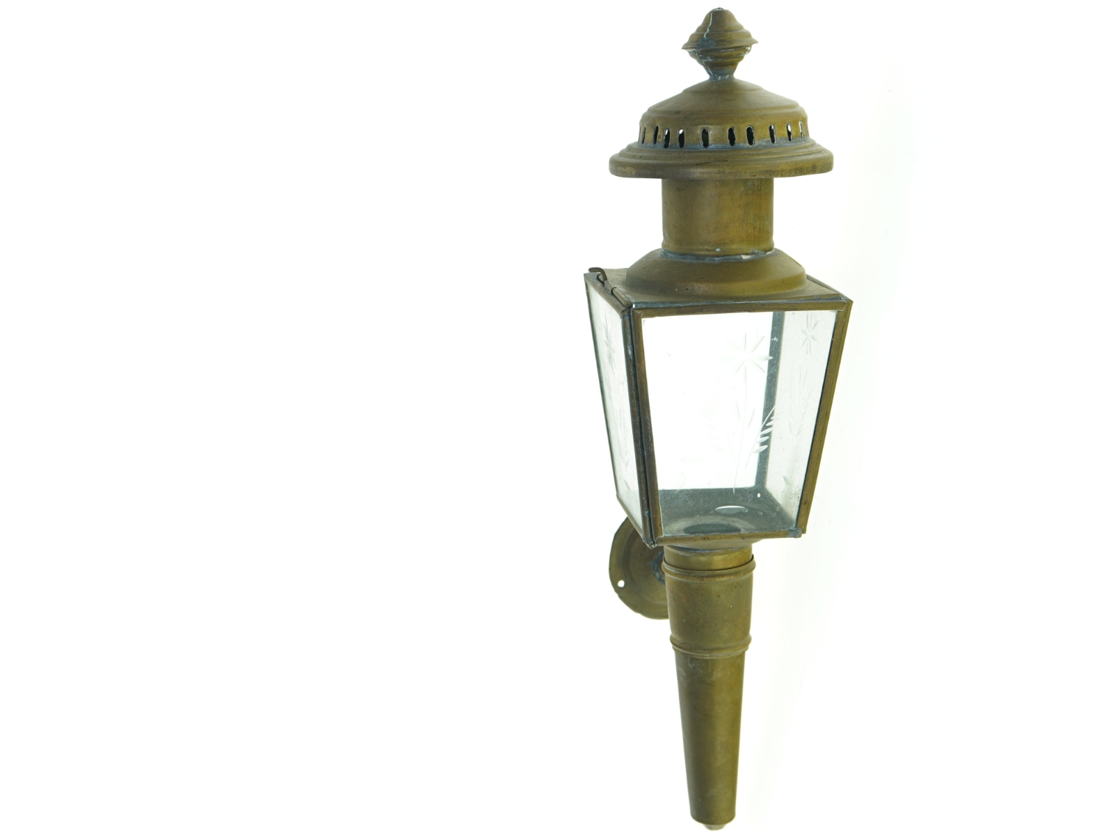 Antik udendørslampe (str. 39 x 11 cm)