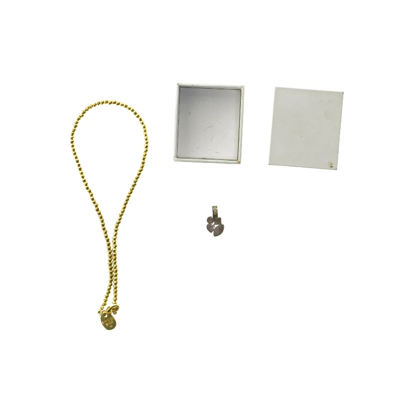 Halskæde og vedhæng fra Dyrberg Kern (str. 5 x 6 cm)