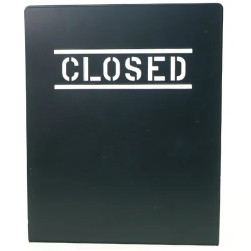 Skilt CLOSED (str. 25 x 10 x 20 cm)
