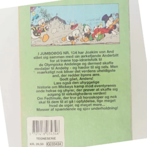 Anders And Jumbobog Nr. 134 fra Egmont