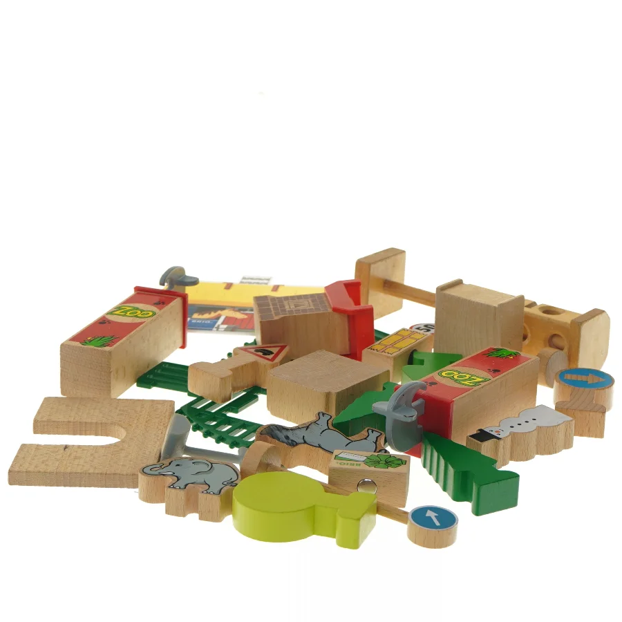 Brio Zoo legesæt fra Brio (str. 4-18 cm)