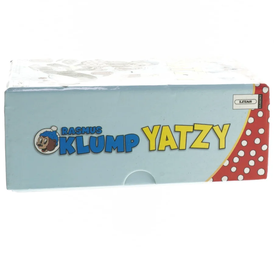 Rasmus Klump Yatzy spil fra Egmont (str. 7x17x11 cm)