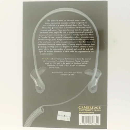 Music in everyday life af Tia DeNora (Bog)