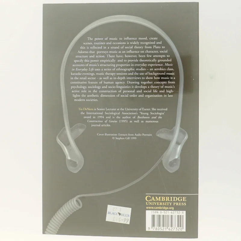 Music in everyday life af Tia DeNora (Bog)