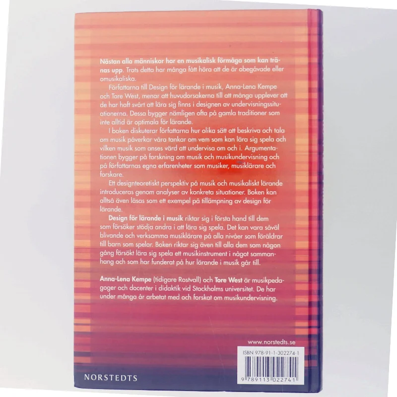 Design för lärande i musik af Anna-Lena Kempe (1964-) (Bog)