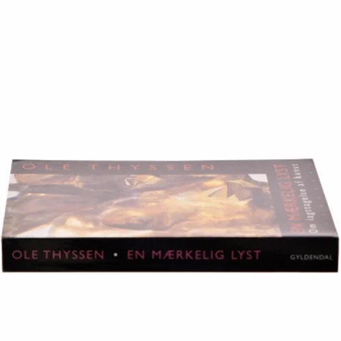 En mærkelig lyst : om iagttagelse af kunst af Ole Thyssen (Bog)