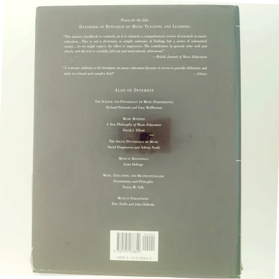 The new handbook of research on music teaching and learning : a project of the Music Educators National Conference (Bog)
