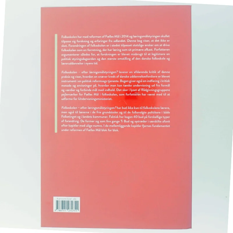 Folkeskolen - efter læringsmålstyringen? af Keld Skovmand (Bog)