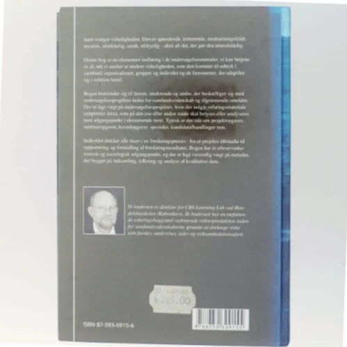 Den skinbarlige virkelighed : om vidensproduktion inden for samfundsvidenskaberne af Ib Andersen (f. 1943) (Bog)