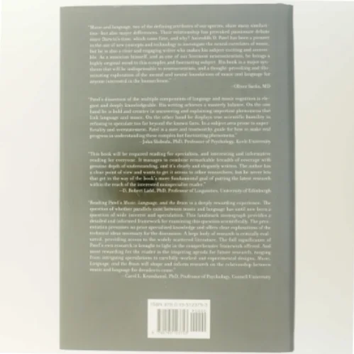 Music, Language, and the Brain af Aniruddh D. Patel (Bog)