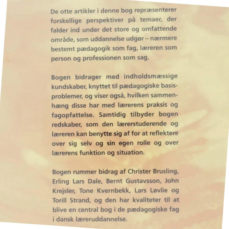 Pædagogik og lærerprofessionalitet bog fra Forlaget Klim