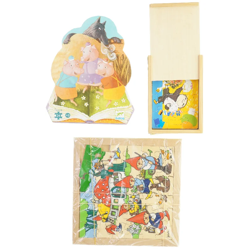 Puslespil til børn (3 styks)