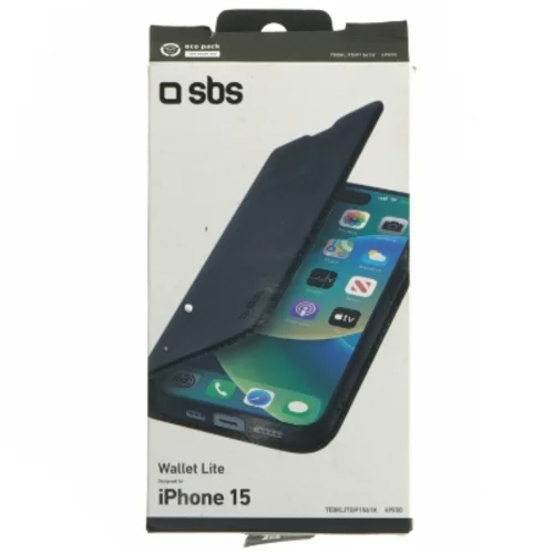 SBS Wallet Lite iPhone 15 cover fra sbs (str. Iphone 15)
