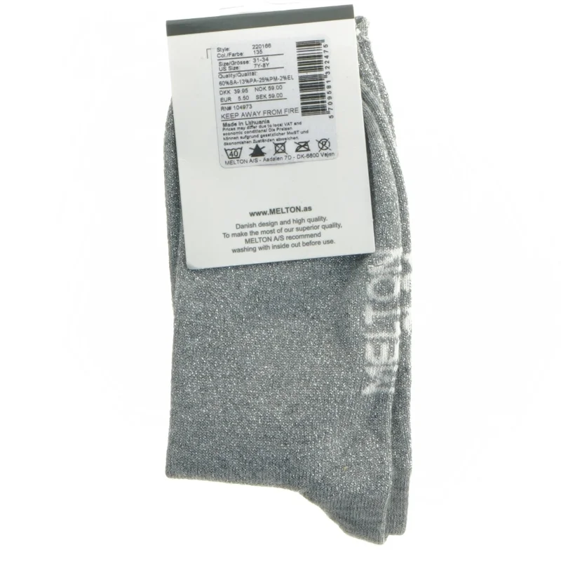 Strømper i bambus størrelse 31-34 fra Melton (str. 31-34)