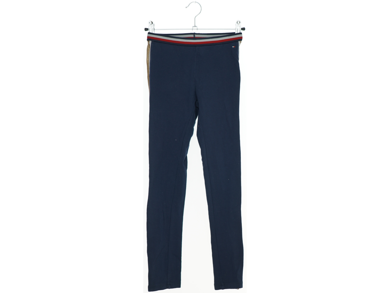 Blå leggings med striber fra Tommy Hilfiger (str. 140)