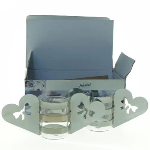 Herstal Fyrfadstage Sæt fra Herstal (str. 19 x 8 x 5 cm)