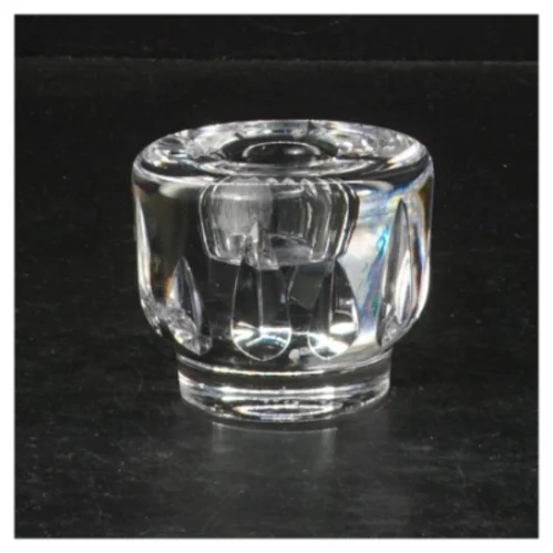 Glas lysestage (str. Ø 6 cm)
