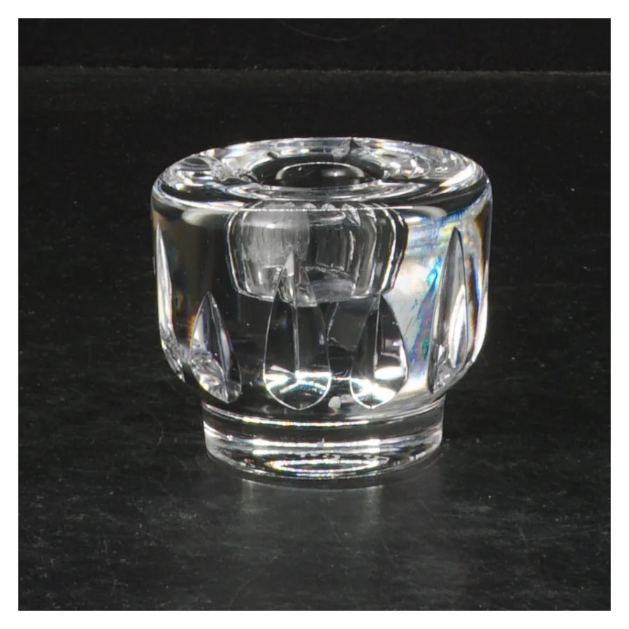 Glas lysestage (str. Ø 6 cm)