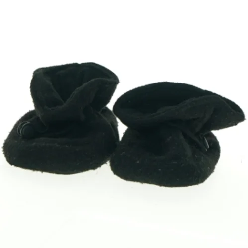 Sorte filt tøfler (str. Udvendig sal 13 cm)