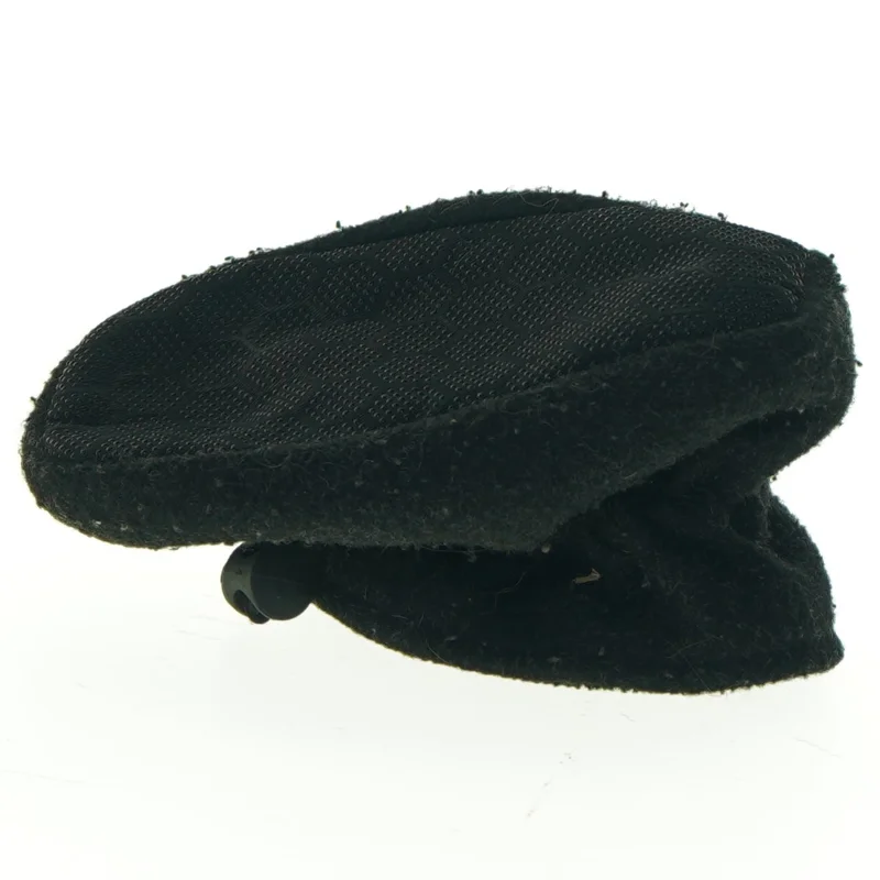 Sorte filt tøfler (str. Udvendig sal 13 cm)