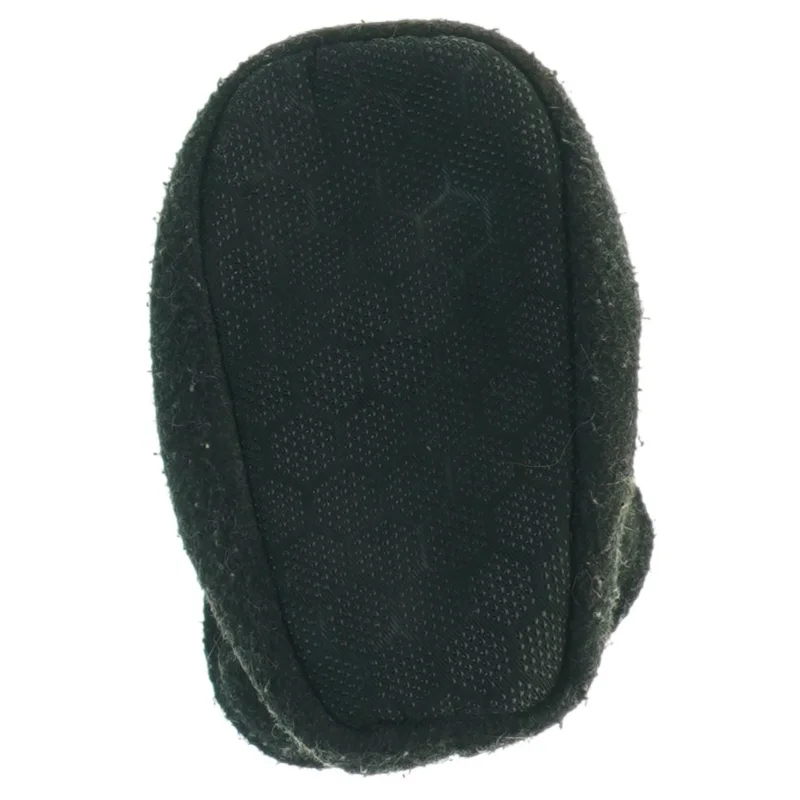 Sorte filt tøfler (str. Udvendig sal 13 cm)