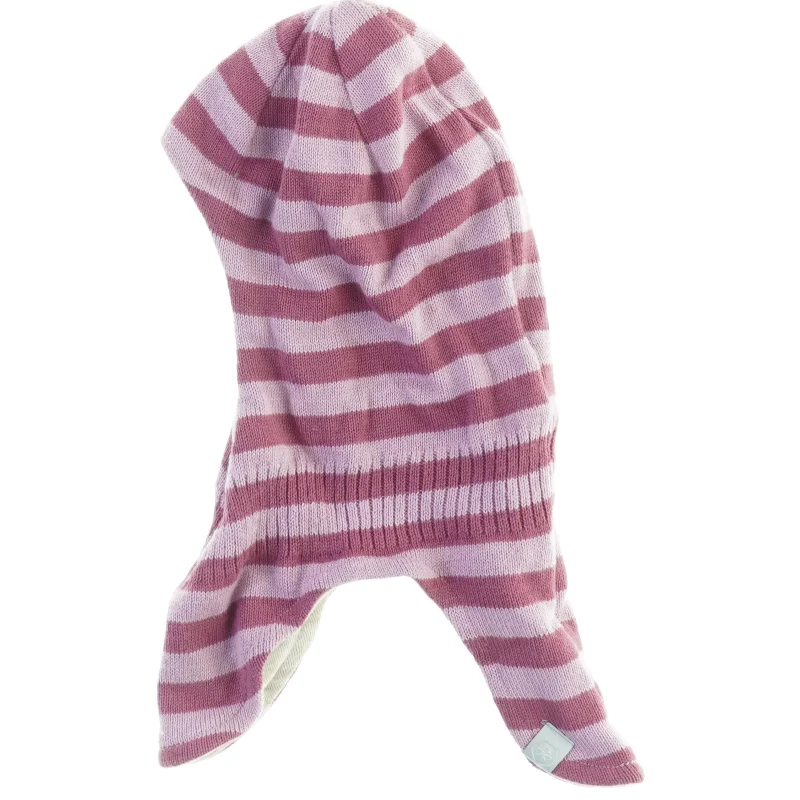 Stripet hue i lilla og grå (str. 48 cm)