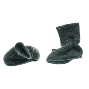 Strikkede tøfler fra Melton (str. Udvendig sal 11 cm)