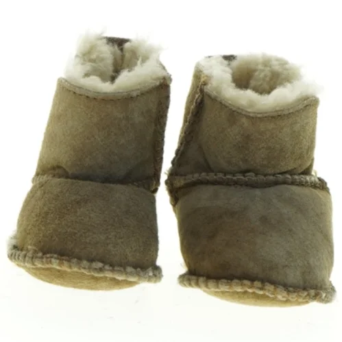 Barnestøvler i imiteret ruskind (str. Nul til 6 måneder)