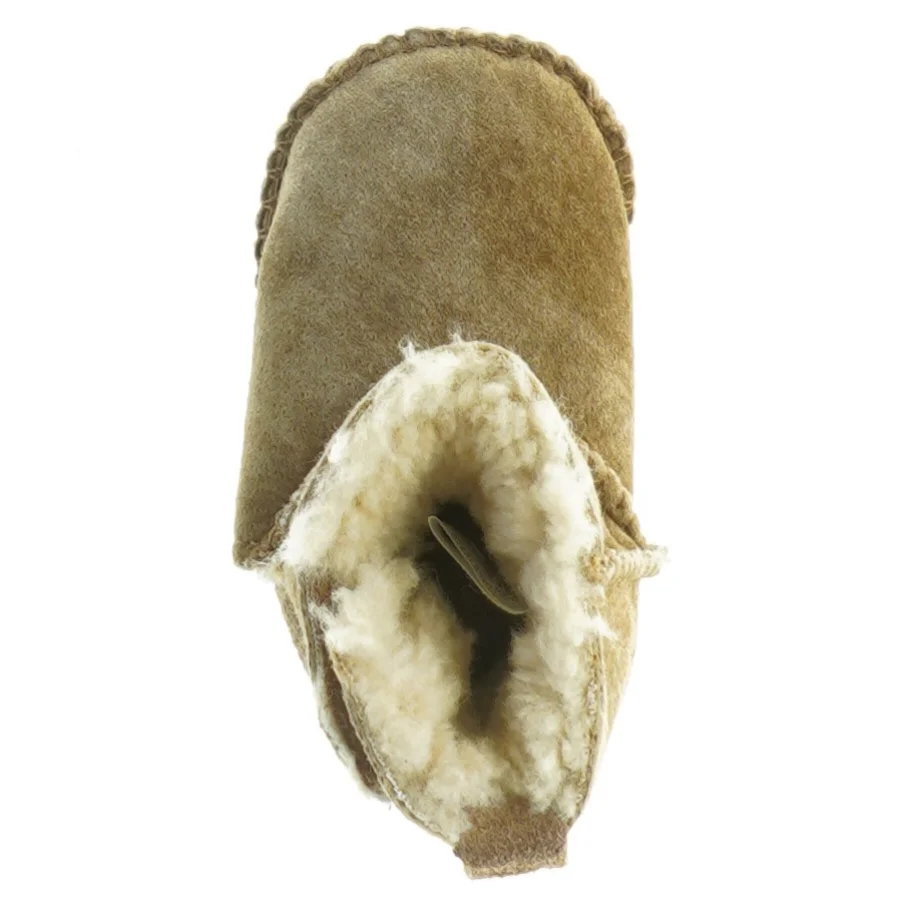 Barnestøvler i imiteret ruskind (str. Nul til 6 måneder)