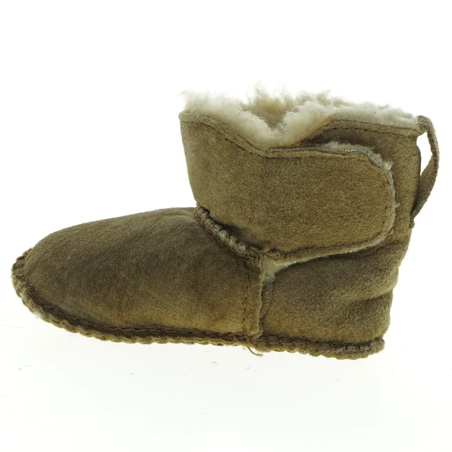 Barnestøvler i imiteret ruskind (str. Nul til 6 måneder)