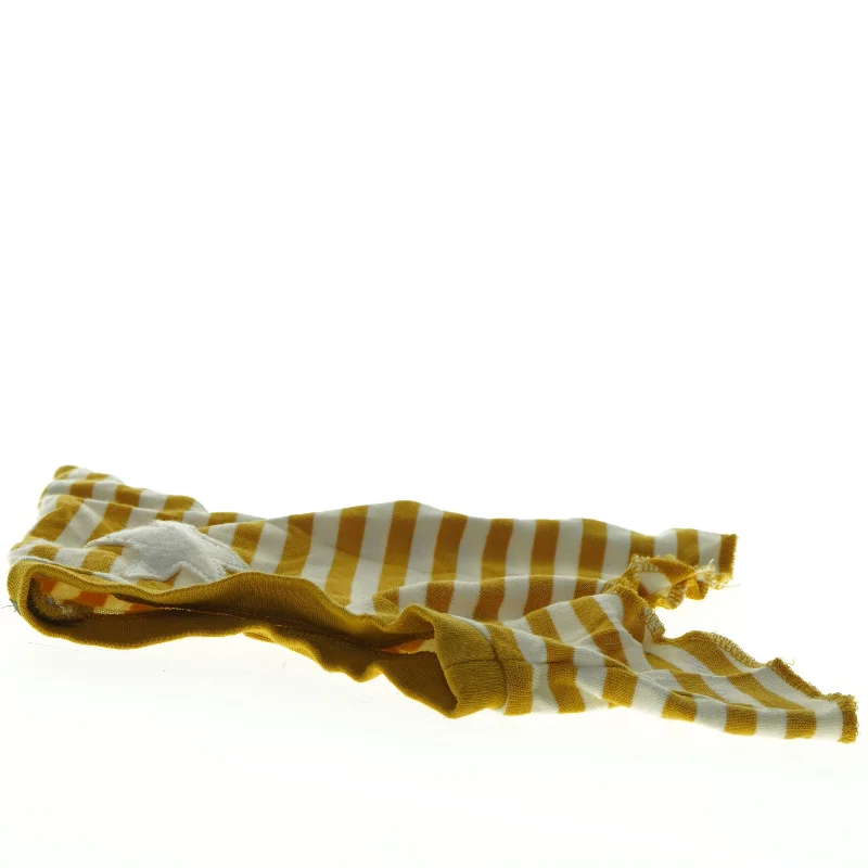 Gul og hvid stribet elefanthue (str. 28 x 20 cm)