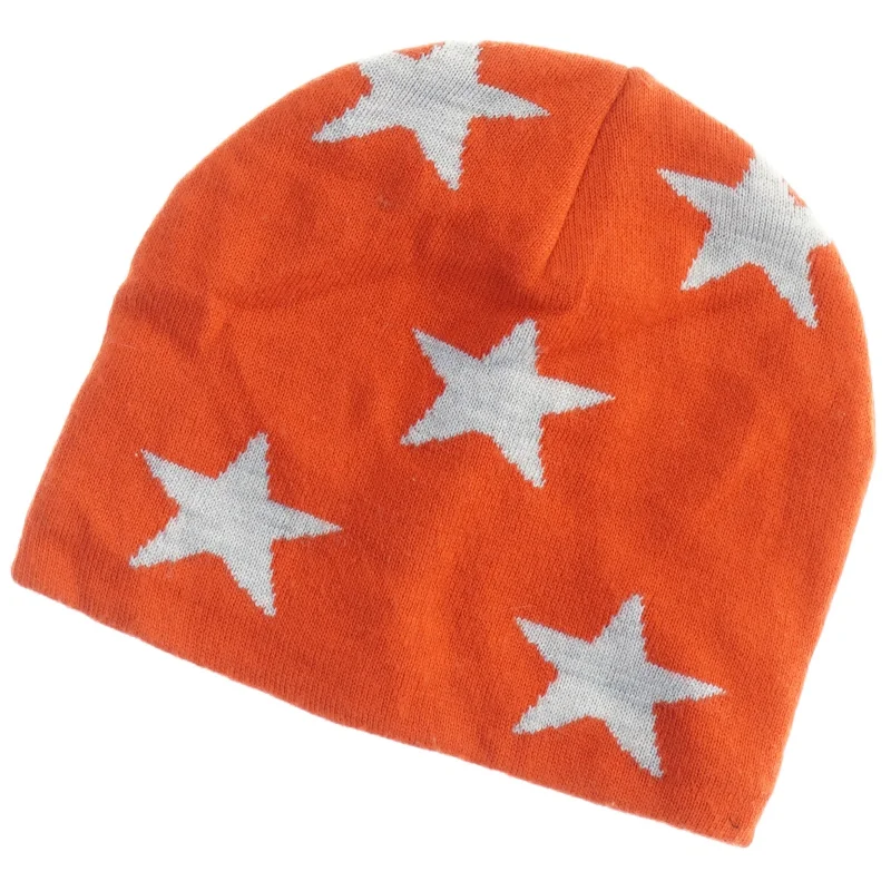 Rød hue med stjerneprint fra Molo (str. En til 2)