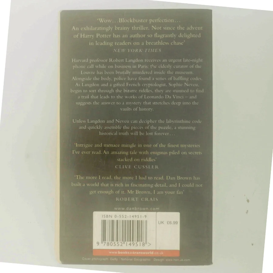 The Da Vinci Code by Dan Brown af Dan Brown (Bog)