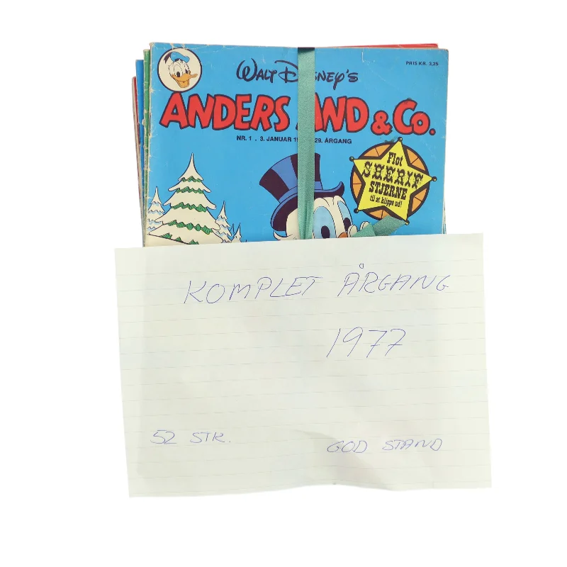 Anders And & Co. - Komplet Årgang 1977 