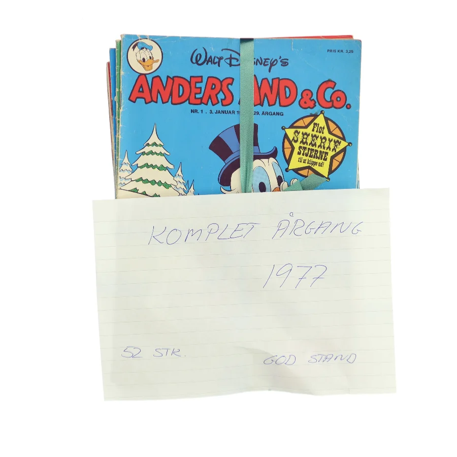 Anders And & Co. - Komplet Årgang 1977 