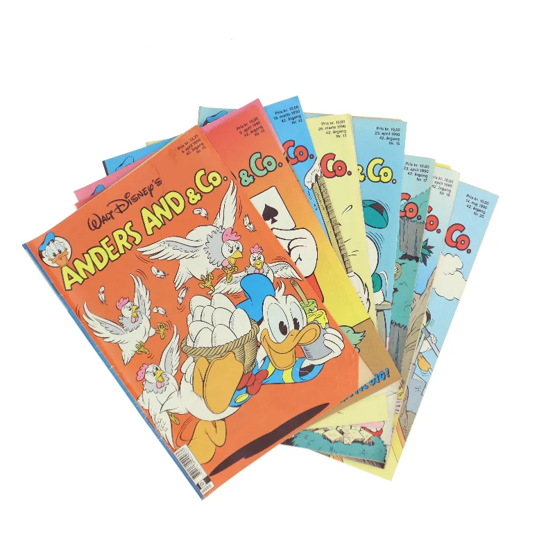 Komplet årgang 1990 Disney's Anders And & Co. (Bog)