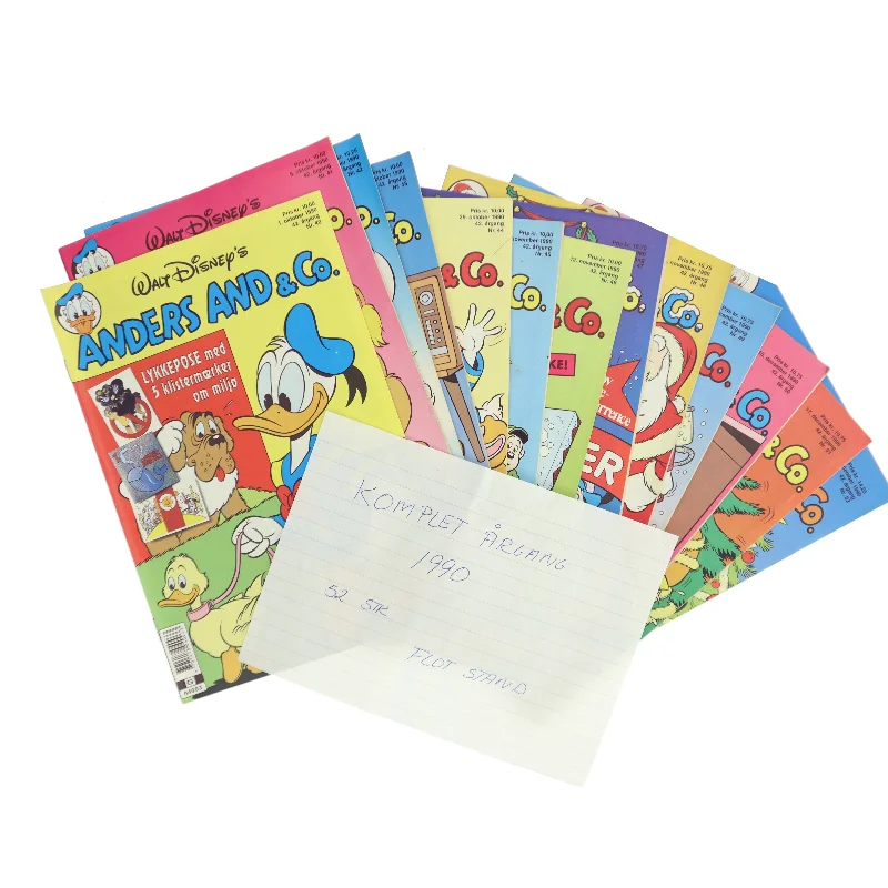 Komplet årgang 1990 Disney's Anders And & Co. (Bog)