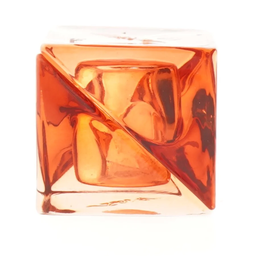 Glaskunst lysestager (str. 11x7,5 cm)