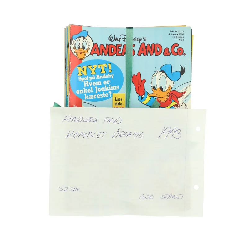 Anders And & Co. Komplet årgang 1993 
