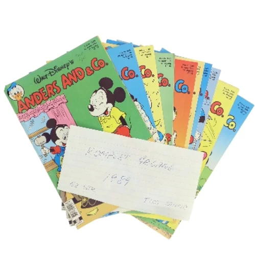 Komplet årgang 1989 Anders And & Co. af Disney (Bog)
