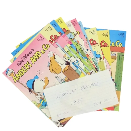 Komplet årgang 1989 Anders And & Co. af Disney (Bog)