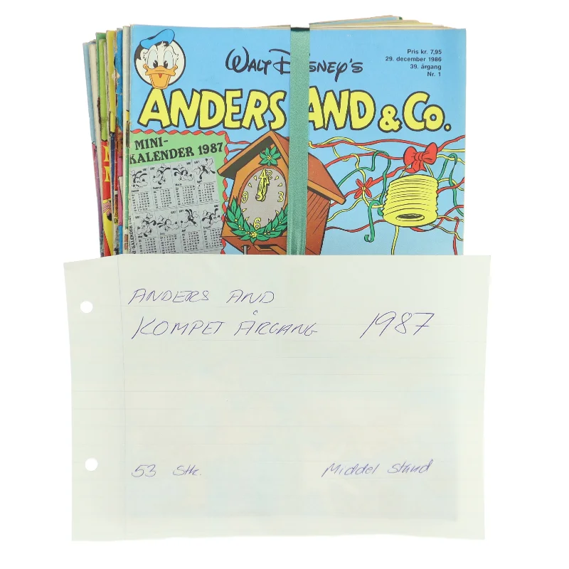Anders And & Co. (Bog) komplet årgang 1987.
