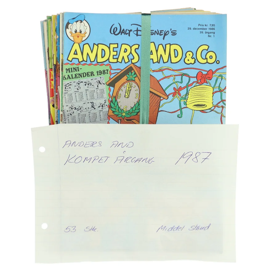 Anders And & Co. (Bog) komplet årgang 1987.