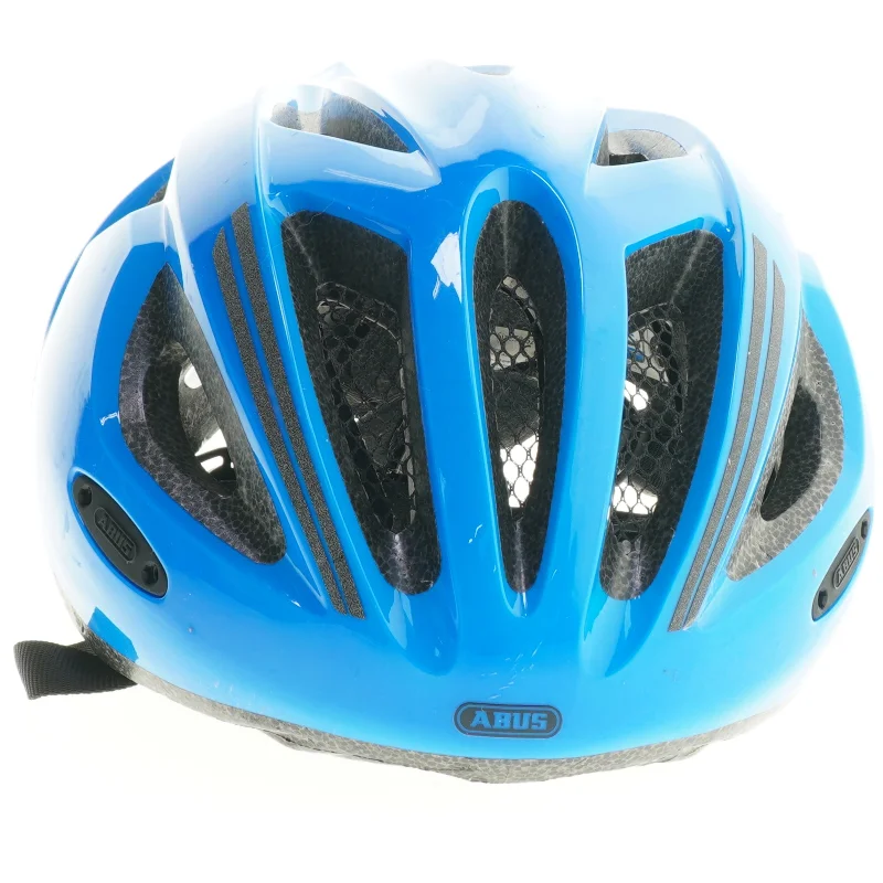 Blå cykelhjelm fra Abus (str. 58-62 cm)