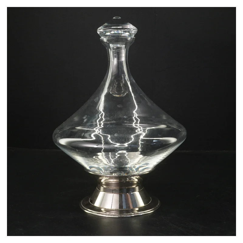 Glas karaffel med låg (str. 29 cm)