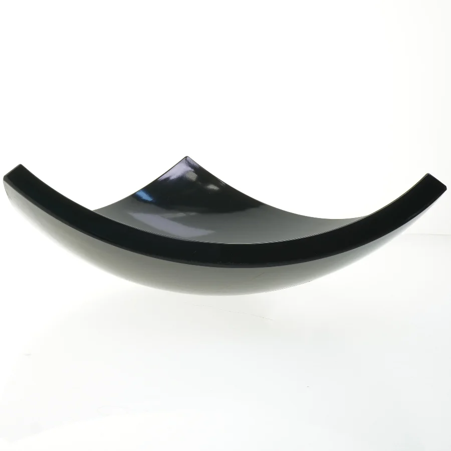 Sort dekorativ skål fra Brylle  (str. 34 cm)