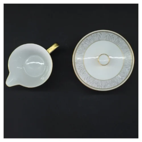 Koh-I-Noor flødekande og sukkerskål sæt (str. Ø. 8 cm. længde. 7 cm. og. ø. 11,5 cm. længde. 6,5 cm)